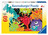 Ravensburger Children's Puzzles 60 pc Puzzles - Monster Buddies 09616