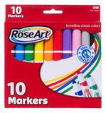 Mattel  RoseArt Classic Broadline Markers, 10-Count, Packaging May Vary DDT51