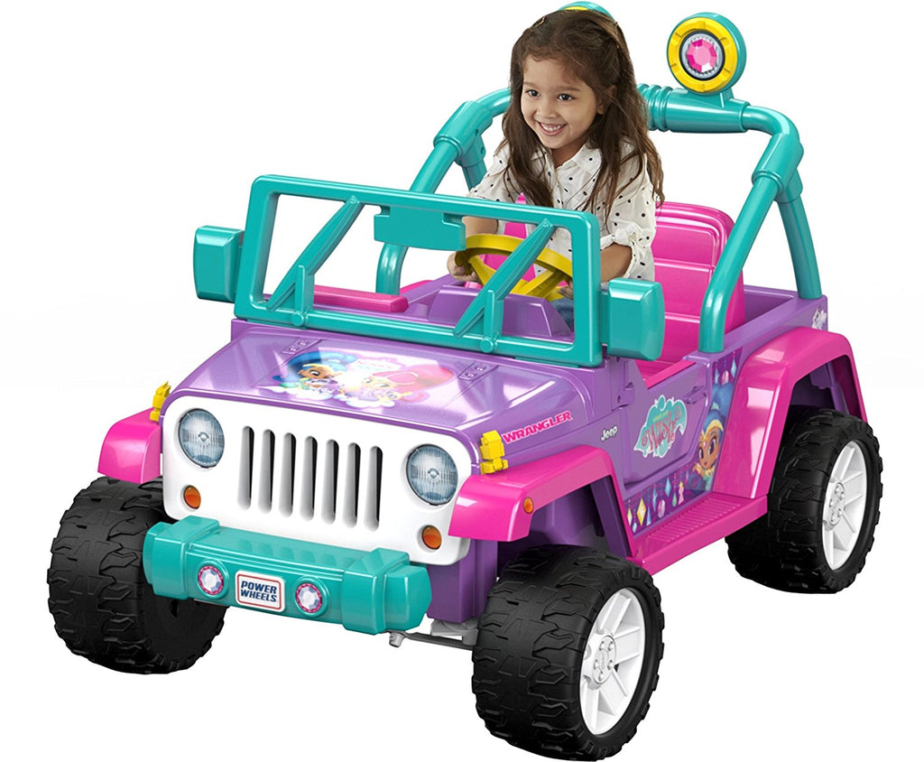 Fisher Price Power Wheels® Nickelodeon™ Shimmer And Shine™ Jeep® Wrangler DWR11