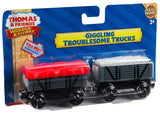 Fisher Price Thomas & Friends Wooden Railway, Giggling Troublesome Trucks - Battery Operated Y4421