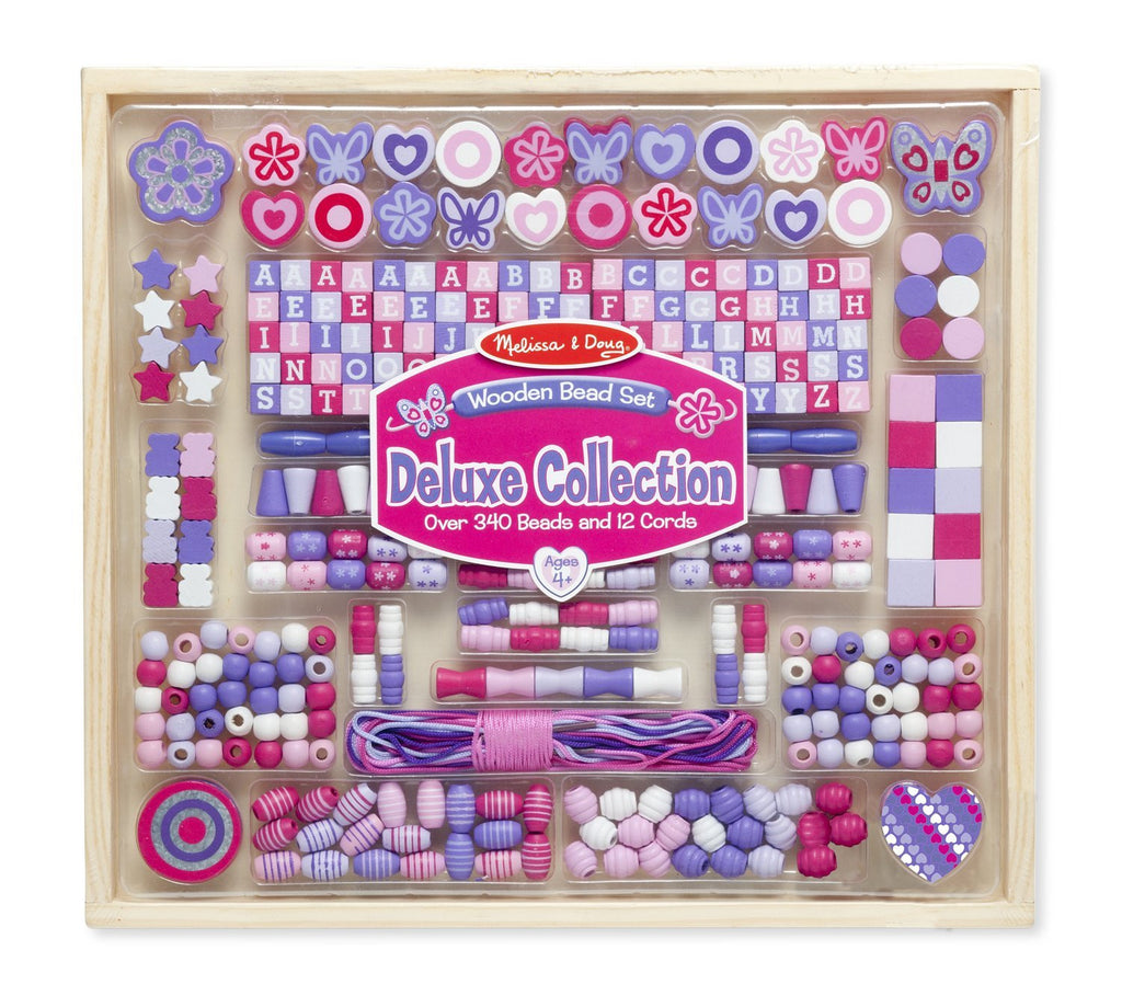 Melissa & Doug Deluxe Collection - Wooden Bead