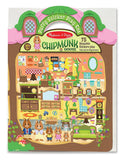 Melissa & Doug Puffy Stickers - Chipmunk House