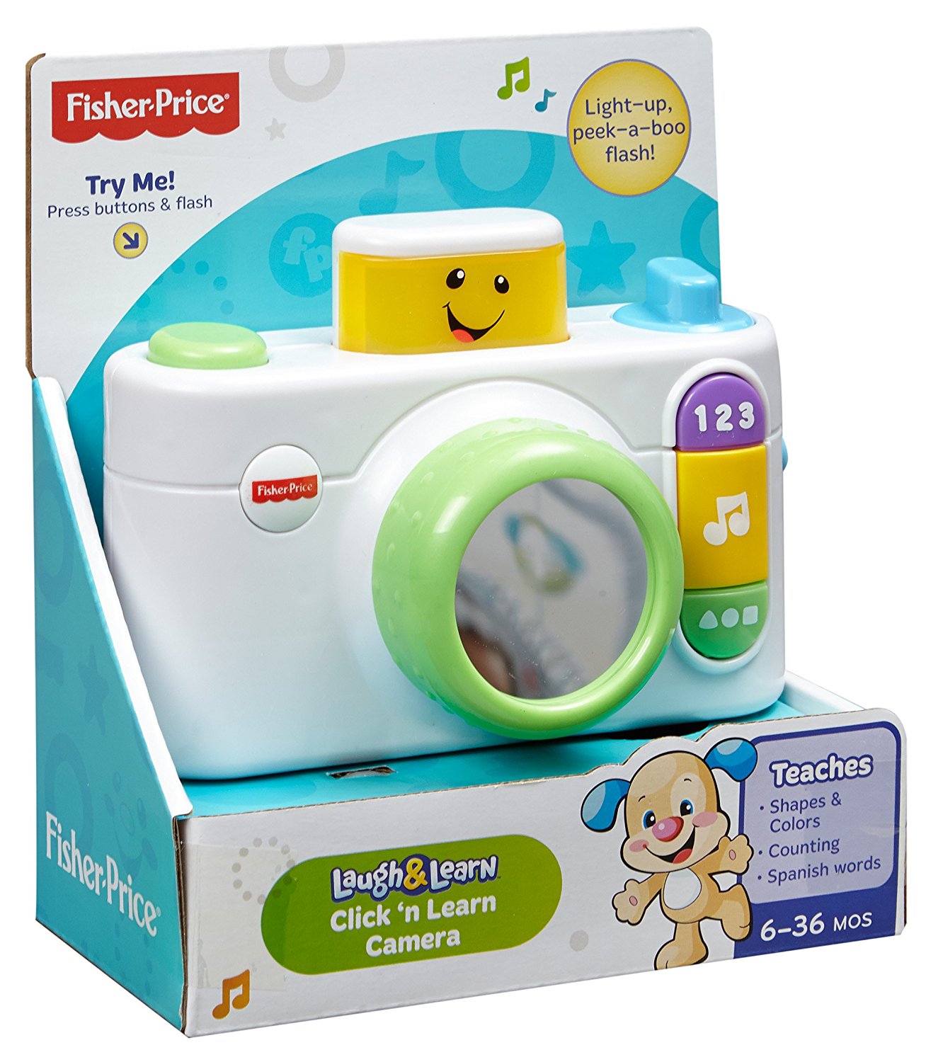 Fisher Price Laugh & Learn® Click ’n Learn Camera - White CDK39