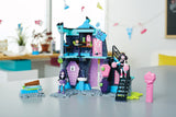 Mega Bloks Monster High School Fang Out School Play Set w/Draculaura and Elissabat Dolls DPK34