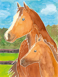 Ravensburger Arts & Crafts Aquarelle Midi - Horses 29320