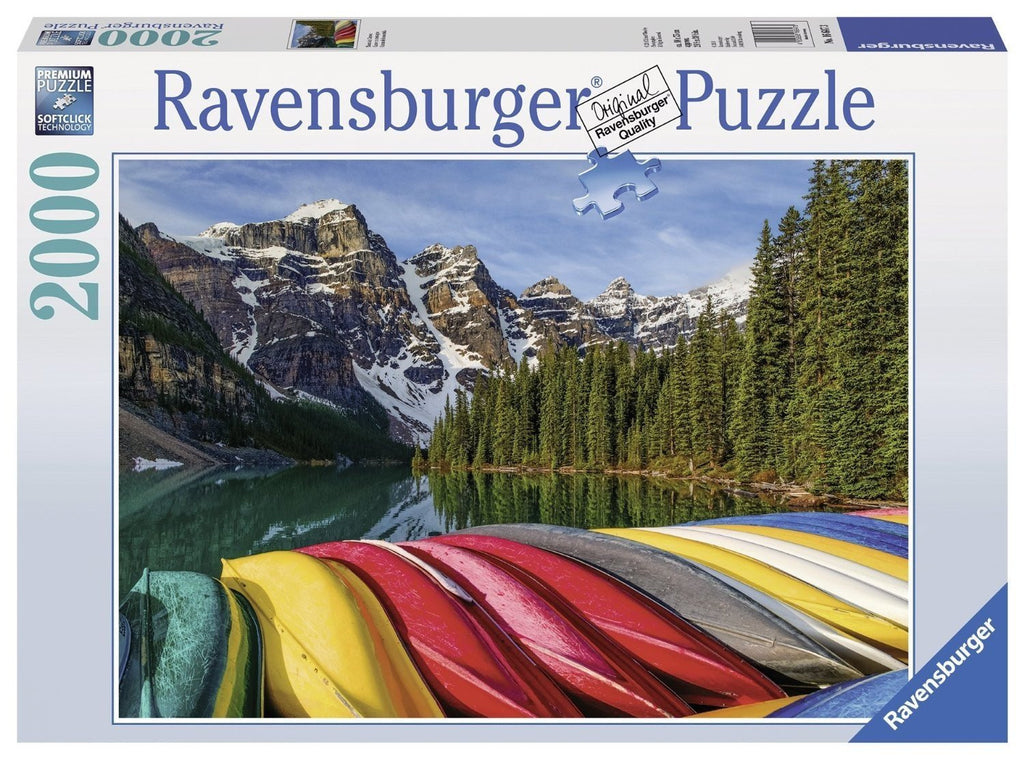 Ravensburger Adult Puzzles 2000 pc Puzzles - Mountain Canoes 16647