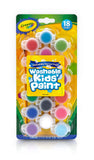 Crayola Washable Kids Paint Assorted Colors 18 Each