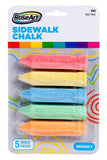 Mattel Rose Art Washable Sidewalk Chalk 5 Pieces Assorted Colors Packaging May Vary CXY29