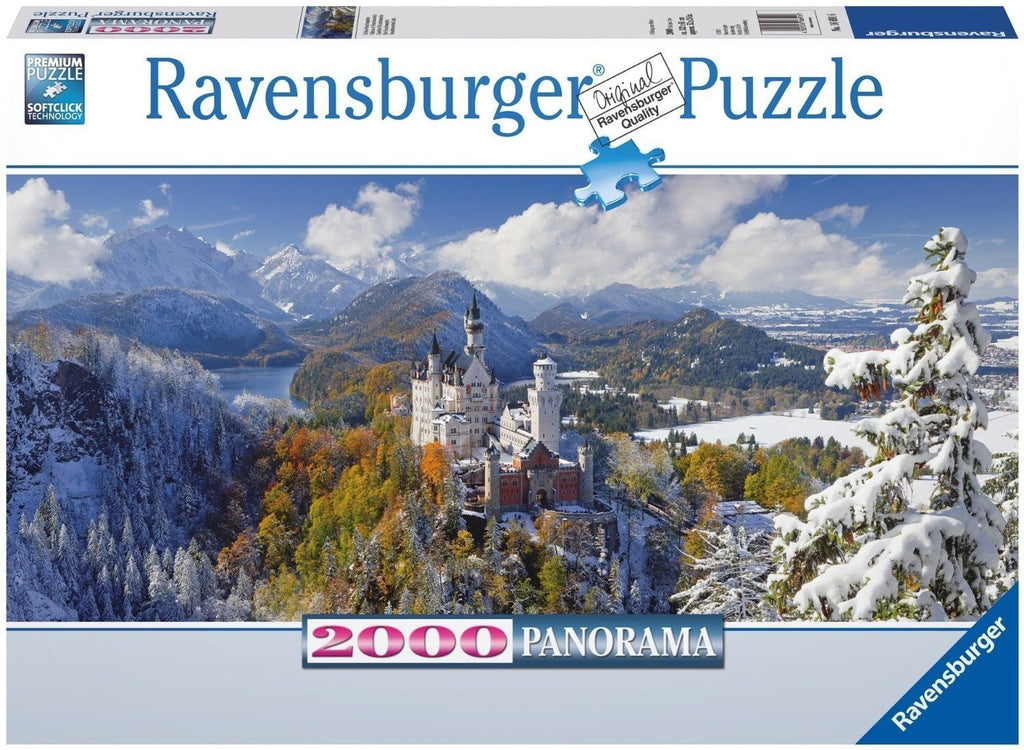 Ravensburger Adult Puzzles 2000 pc Panorama Puzzles - Neuschwanstein Castle 16691