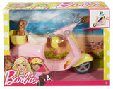 Mattel Barbie Scooter & Puppy DVX56