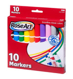 Mattel  RoseArt Classic Broadline Markers, 10-Count, Packaging May Vary DDT51