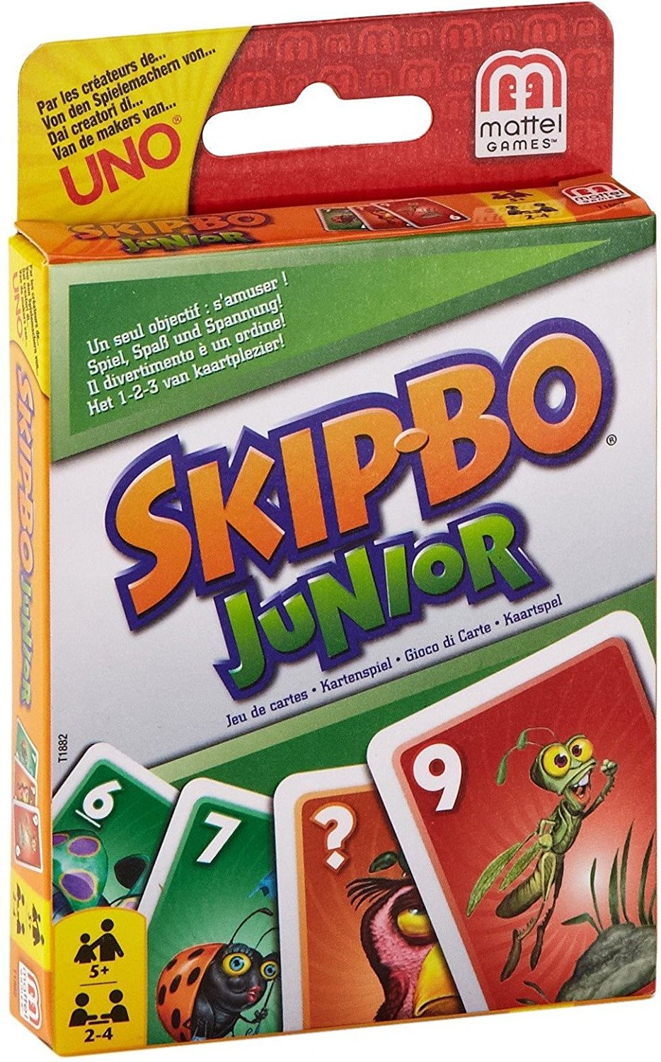 Mattel Skip-Bo Junior Card Game T1882