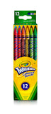 Set of 6 |Crayola Twistables Colored Pencils, 12 ct, School Supplies, Coloring Gifts for Kids, Ages 3 & up