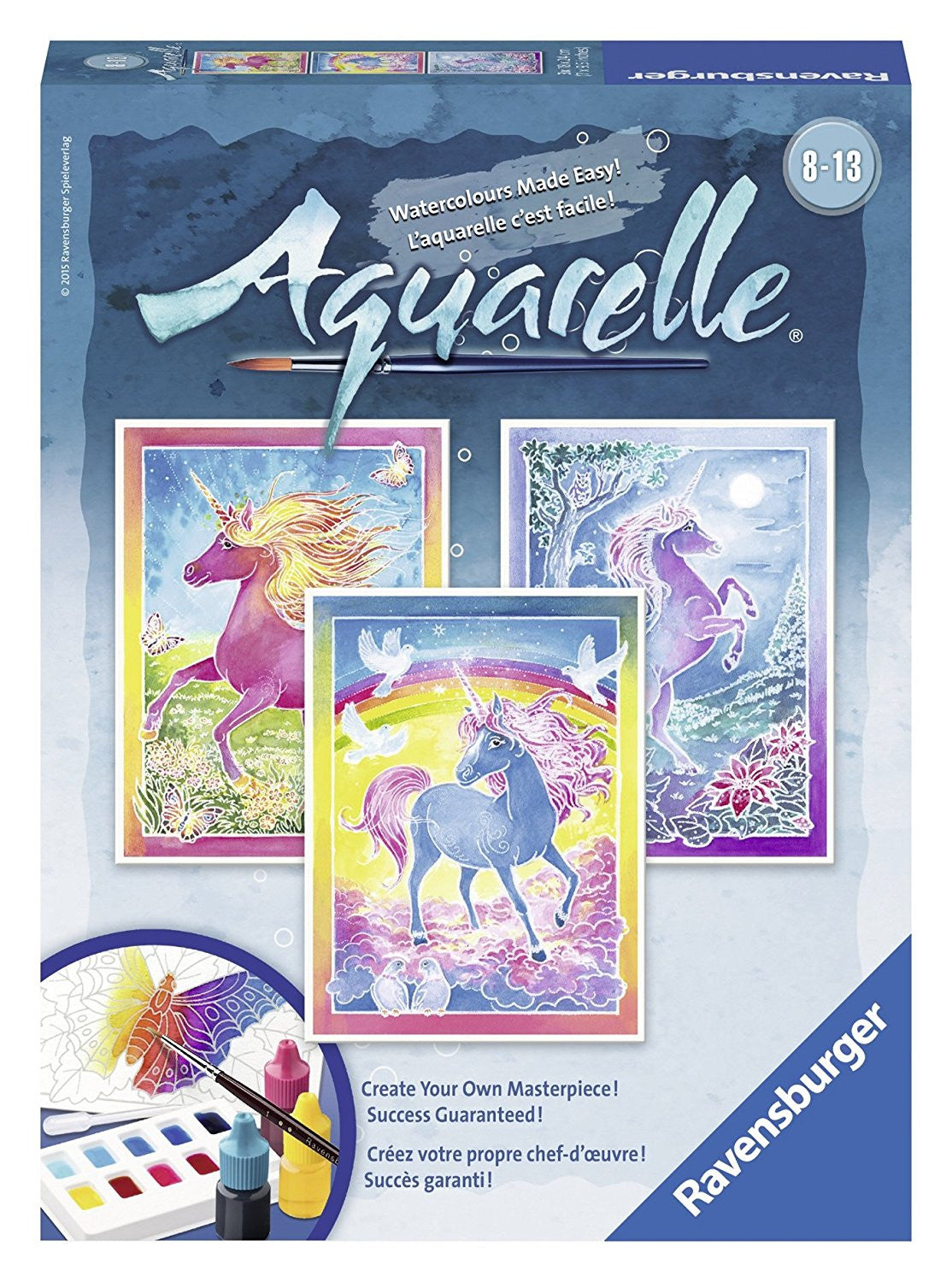 Ravensburger Arts & Crafts Aquarelle Midi - Unicorns 29326