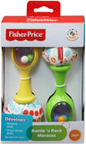 Fisher Price Rattle 'n Rock Maracas, Green/Yellow BLT33