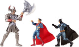 Mattel Justice League Batman™, Steppenwolf™, Superman™ 3-Pack Figures FGG57