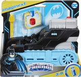 Imaginext DC Super Friends Batman Toy, Bat-Tech Tank with Light-Up Poseable Figure and Projectile Launcher
