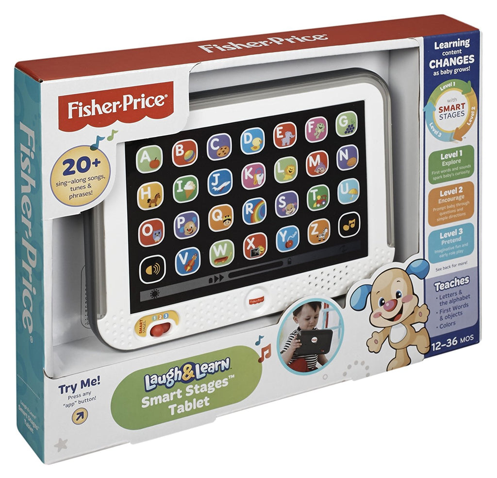Fisher Price Laugh & Learn Smart Stages Tablet Grey ,Gold ,Blue ,Pink