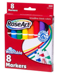 Mattel RoseArt Classic Washable Broadline Markers 8-Count Packaging May Vary DDT57