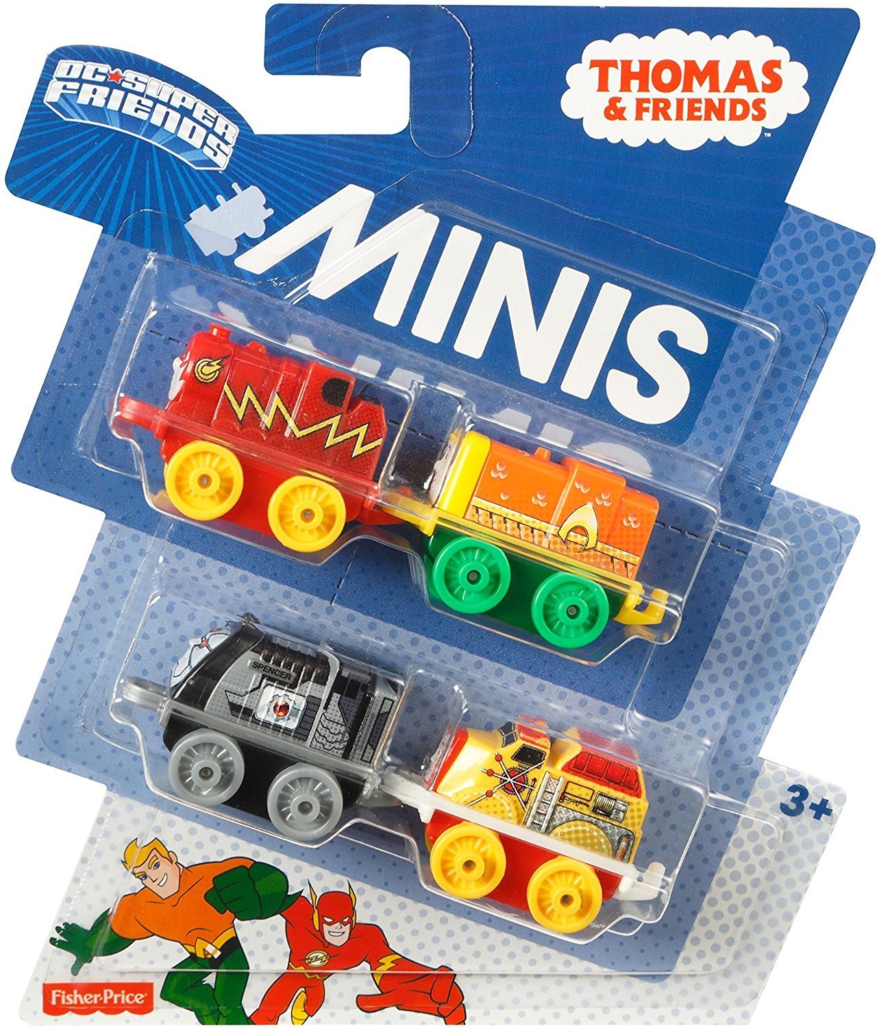 Fisher Price Thomas & Friends DC Super Friend Character ( 4 Pack) DMM95