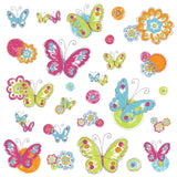 RoomMates Brushwork Butterfly Peel and Stick Wall Decals