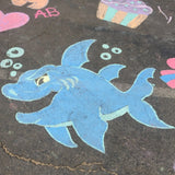 Mattel Rose Art Sidewalk Chalk Paint Bucket Refill 10ct CXX75