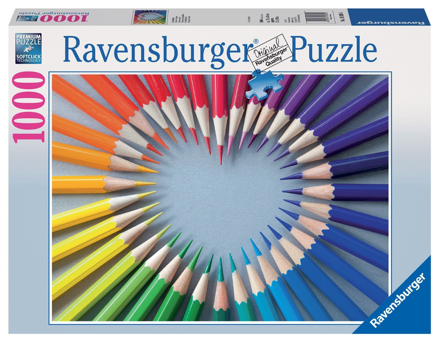 Ravensburger Adult Puzzles 1000 pc Puzzles - Color my Heart 19390