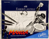 Faber-Castell FC800095 Darice Creative Studio Getting Started Art Kit: Manga Drawing