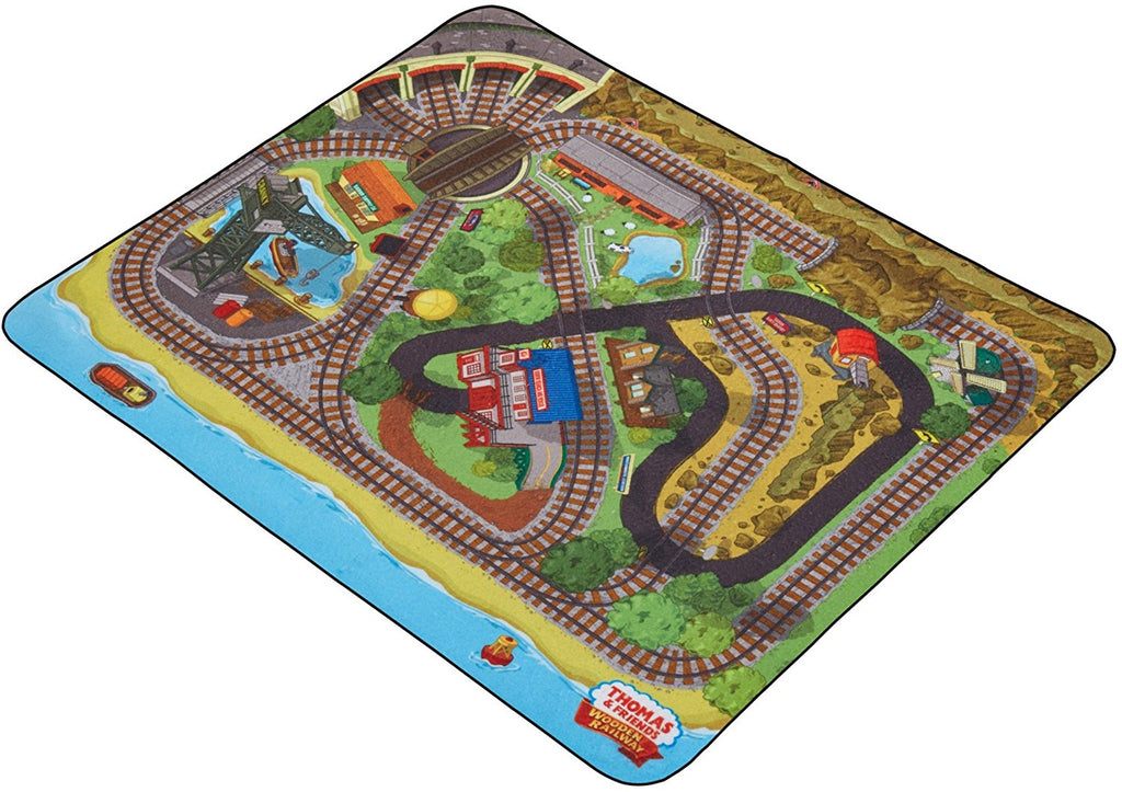 Fisher Price Thomas & Friends Wooden Railway Island of Sodor Felt Playmat Y4471