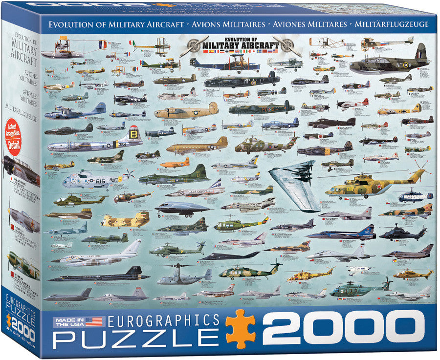 EuroGraphics Puzzles Evolution of Military Aircraft