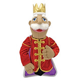 Melissa & Doug King Puppet With Detachable Wooden Rod for Animated Gestures