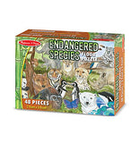 Melissa and Doug Kids Toy, Endangered Species 48-Piece Floor Puzzle