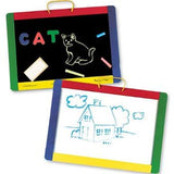 Melissa and Doug Kids Toy, Magnetic Chalkboard and Dry-Erase Board