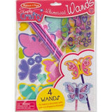 Melissa & Doug Simply Crafty Whimsical Wands Kit With Stickers, Pre-Cut Shapes, Foam Sticky Tabs