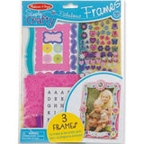 Melissa & Doug Simply Crafty Fabulous Frames Craft Kit (Makes 3 Picture Frames)