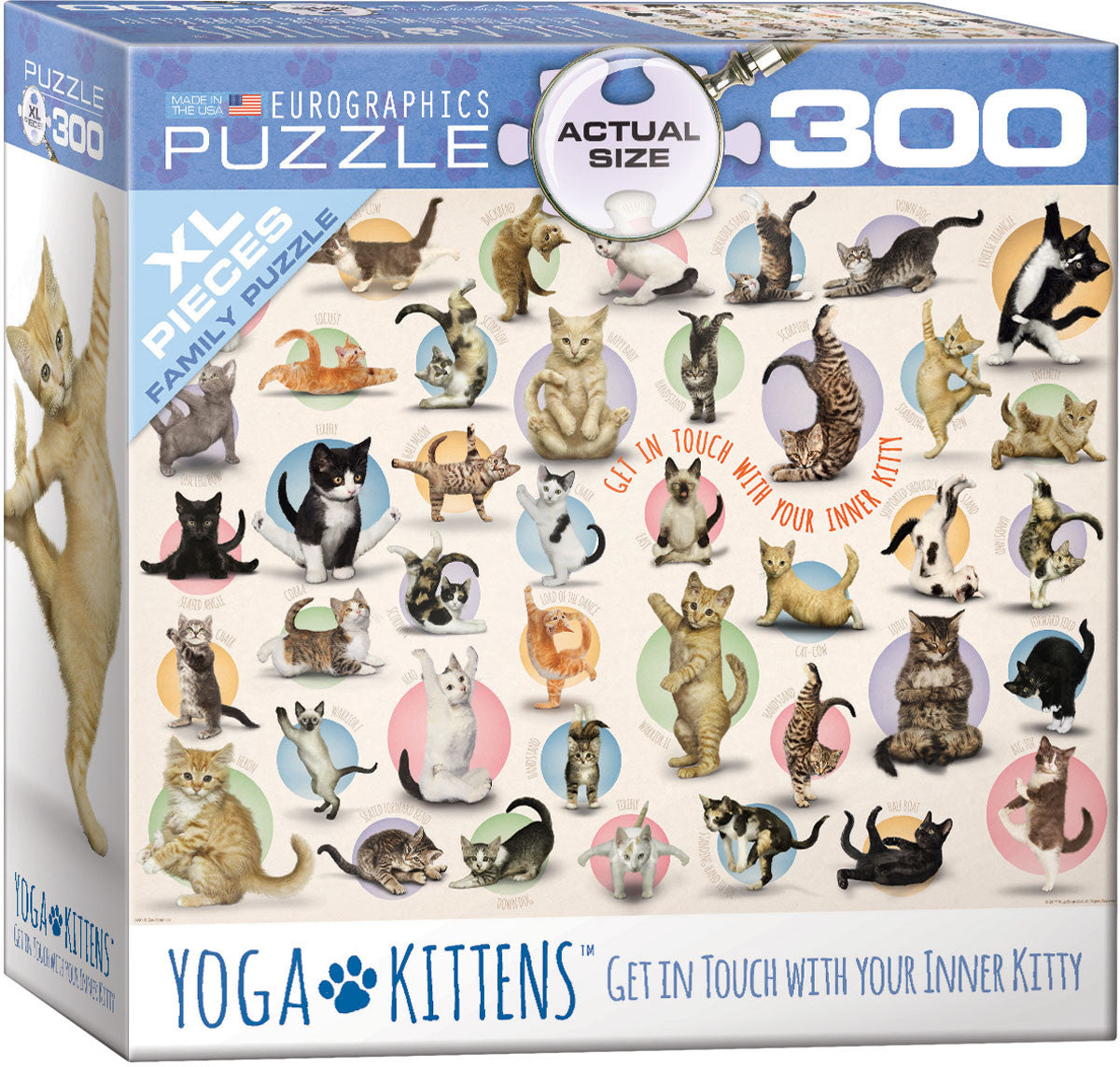 EuroGraphics Puzzles Yoga Kittens (300pc)