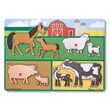 Melissa & Doug Farm Peg Puzzle