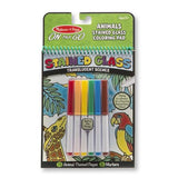 Melissa & Doug On the Go Stained Glass Coloring Pad - Animals