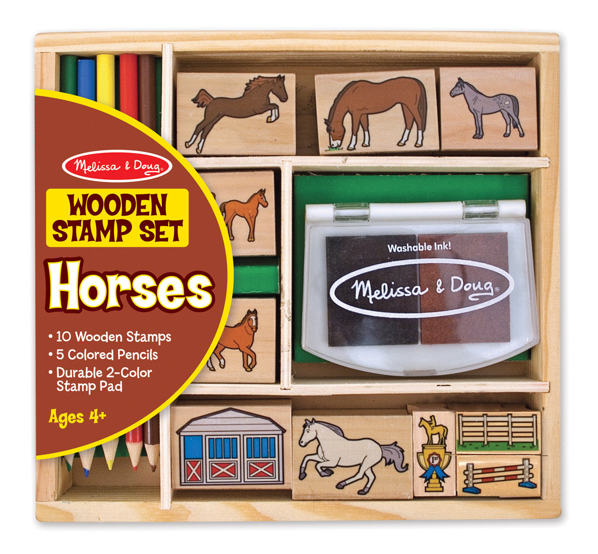 Melissa & Doug Horses Stamp Set 2410