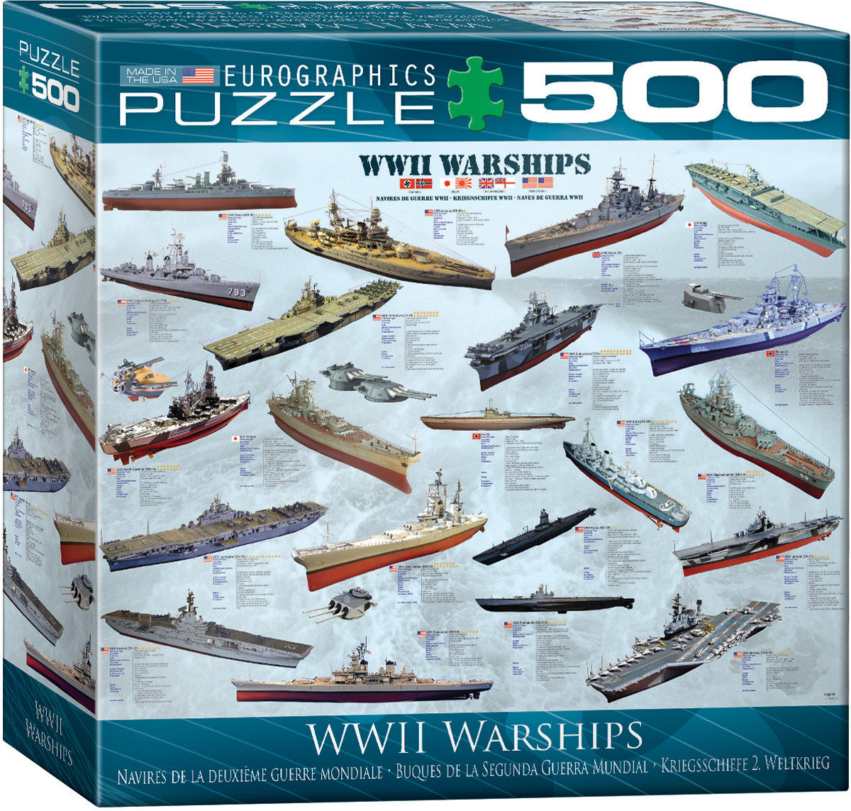 EuroGraphics Puzzles World War II Warships