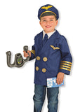 Melissa & Doug Pilot Role Play Costume Set 8500