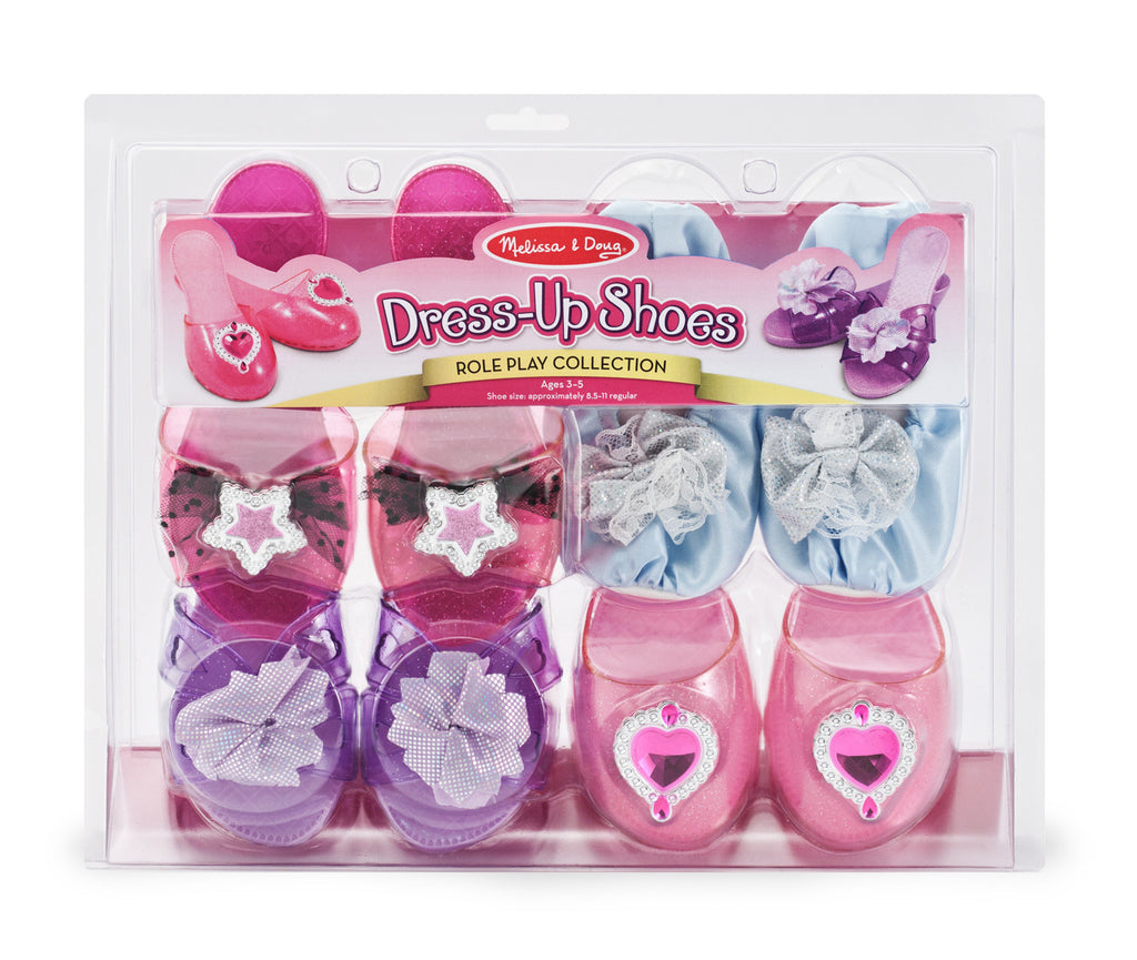 Melissa & Doug Dress-Up Shoes - Role Play Collection 8544