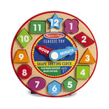 Melissa & Doug Shape Sorting Clock 8593
