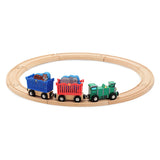 Melissa & Doug Zoo Animal Wooden Train Set (12+pc)