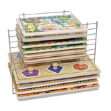 Melissa and Doug Kids' Deluxe Wire Puzzle Rack
