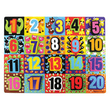 Melissa & Doug Jumbo Numbers Wooden Chunky Puzzle (20pc)