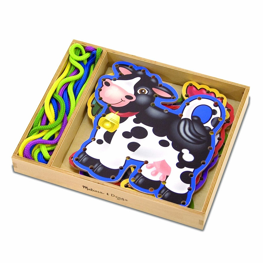 Melissa and Doug Kids Toys, Farm Animals Lace and Trace Panels