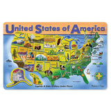 Melissa and Doug Kids Toy, U.s.a. Map Puzzle