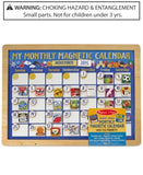 Melissa & Doug Deluxe Wooden Magnetic Calendar With 134 Magnets