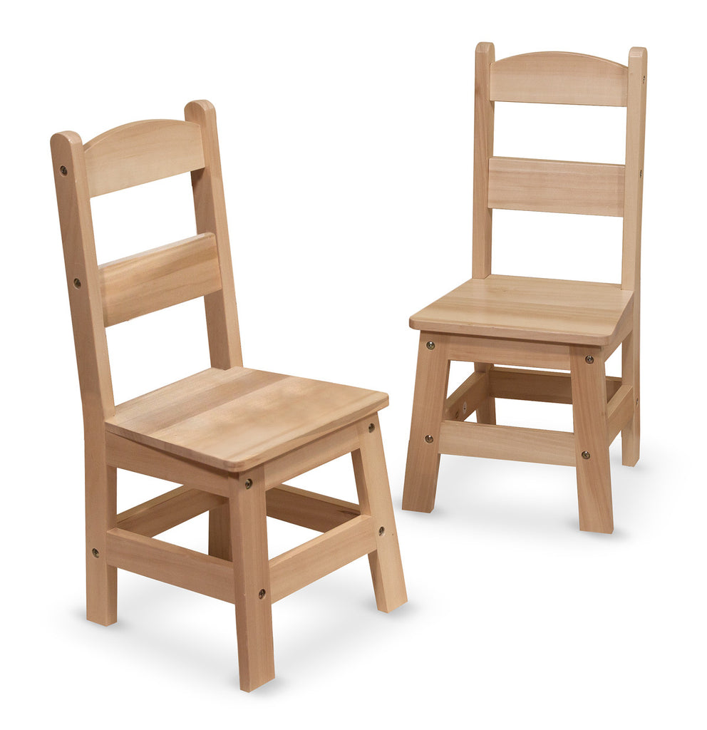 Melissa & Doug Wooden Chair Pair